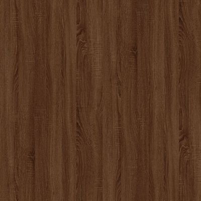 vidaXL Köksskåp för ugn brun ek 60x46x81,5 cm konstruerat trä