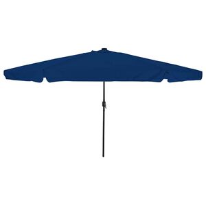 vidaXL Tr&auml;dg&aring;rdsparasol 395 x 395 x 245 cm Polyester Rund Azurbl&aring;