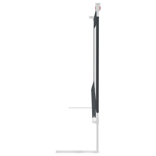vidaXL S&auml;ngskena f&ouml;r barn m&ouml;rkgr&aring; 100x25 cm tyg