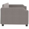 vidaXL Dagb&auml;dd taupe 90x200 cm tyg