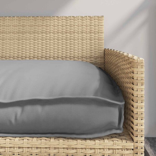 vidaXL Pallkuddset 2 pcs Grå 150 x 40 x 8 cm Oxford tyg