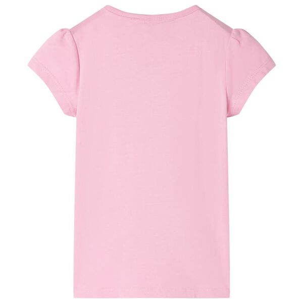T-shirt f&ouml;r barn ljus rosa 128