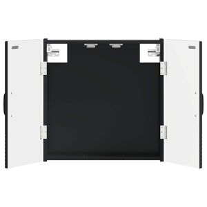 vidaXL Darttavla Sk&aring;p HAARLEM Svart 52,5 x 10,5 x 53,5 cm
