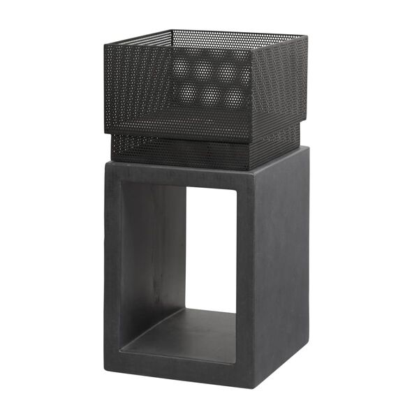 R'elite Eldfat fyrkantigt med granitliknande bas 979756