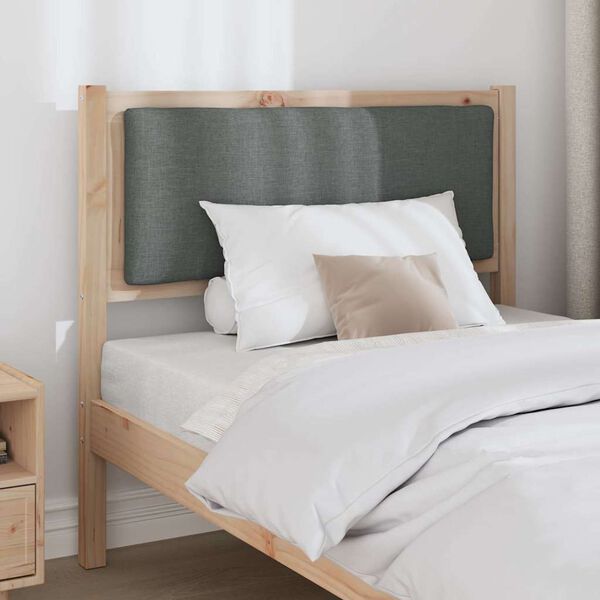 vidaXL Huvudgavel &Ouml;vrigt Brun 100 cm Massiv furu