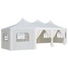 vidaXL Paviljongstyg Vit 448 x 320 cm Polyester