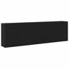 vidaXL Sideboard Svart Ek 240 x 33 x 70 cm Konstruerat tr&auml;