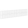 vidaXL Gabionmur galvaniserat st&aring;l 900x30x200 cm