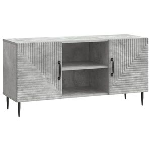 vidaXL TV-sk&aring;p Betonggr&aring; 102 x 34,5 x 50 cm Konstruerat tr&auml;