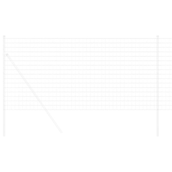 vidaXL Eurogärdsel Silver 1.4 x 10 m Varmförzinkat järn