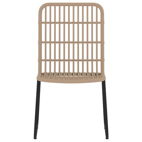 vidaXL Matgrupp för trädgården 5 delar ek