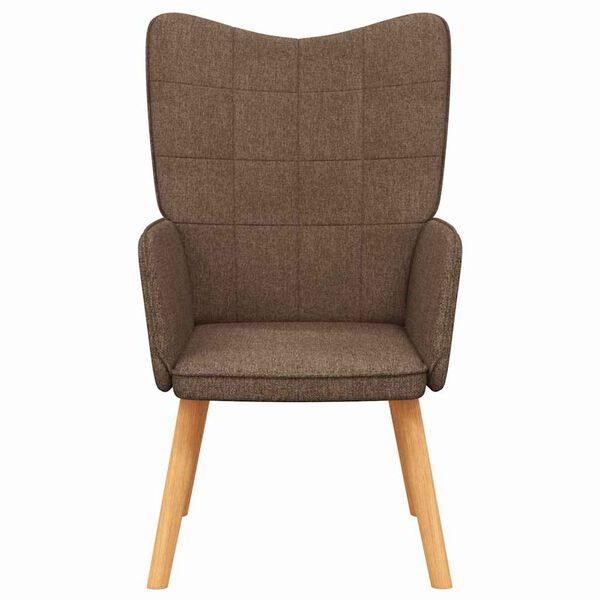 vidaXL Vilstol brun tyg