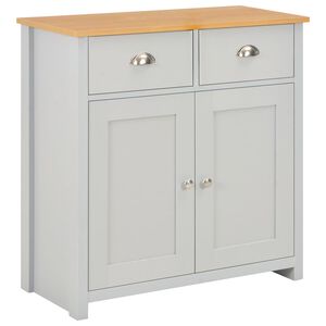 vidaXL Sk&auml;nk gr&aring; 79x35x81 cm