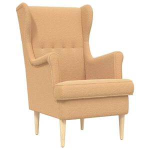 vidaXL F&aring;t&ouml;lj Beige Boucl&eacute;