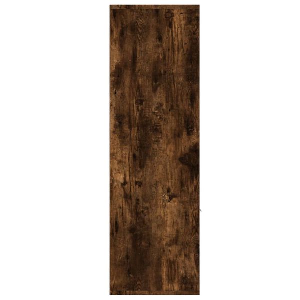 vidaXL Bokhylla r&ouml;kf&auml;rgad ek 98x30x98 cm