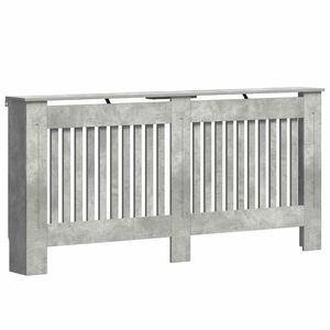 vidaXL Radiatorlock Betonggr&aring; 172 x 19 x 81,5 cm Konstruerat tr&auml;