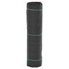 vidaXL Ogr&auml;smatta svart 0,5x25 m PP