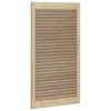 vidaXL Skåpdörr 4 pcs Naturfärg 140.5 x 2.1 x 49.5 cm Massiv furu