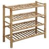 vidaXL Skost&auml;ll 68 x 28 x 63 cm Bambu Naturlig