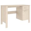 vidaXL Skrivbord HAMAR honungsbrun 113x50x75 cm massiv furu