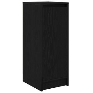 vidaXL Skosk&aring;p svart ek 29,5x34x76 cm konstruerat tr&auml;