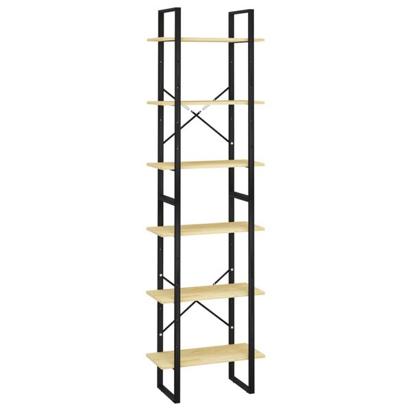 vidaXL Förvaringshylla 60x30x210 cm massiv furu