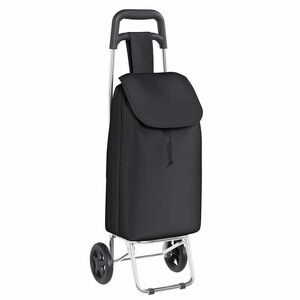 vidaXL Shoppingvagn Svart 35 x 28 x 92 cm Oxford tyg