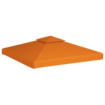 vidaXL Paviljongtak 310 g/m² 3 x 3 m orange