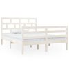 vidaXL S&auml;ngram massiv furu 135x190 cm vit