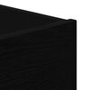 vidaXL Nattduksbord 2 pcs Svart Ek 45 x 40 x 55 cm Konstruerat tr&auml;