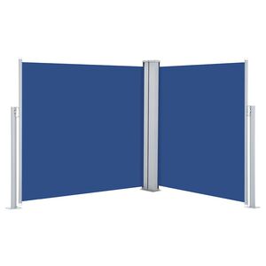 vidaXL Inf&auml;llbar sidomarkis bl&aring; 100x600 cm