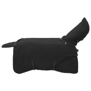 vidaXL H&auml;stdyna Helt svart 75 cm Polyester