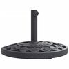 vidaXL Parasollfot f&ouml;r &Oslash;38 / 48 mm stolpar 9 kg halvrund