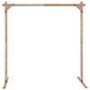 vidaXL Br&ouml;llopsb&aring;ge Ljusbrun 225 x 95 x 226 cm Massiv furu