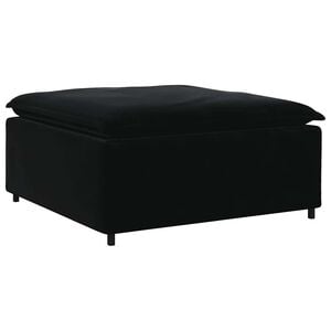 vidaXL Modul&auml;r soffa fotpallsmodul svart 100x100x48 cm