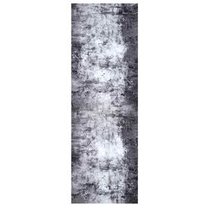 vidaXL K&ouml;ksmatta Gr&aring; 180 x 60 cm Sammet