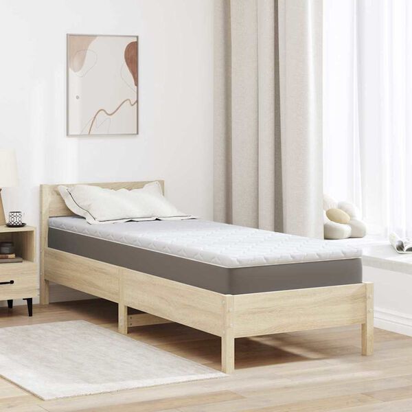 vidaXL Madrasskydd Vit 70 x 200 cm PU skum