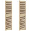 vidaXL Sk&aring;pd&ouml;rr 2 st Naturlig 140,5 x 2,1 x 39,5 cm Massiv furu