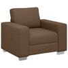vidaXL Soffstol Brun 100 cm tyg
