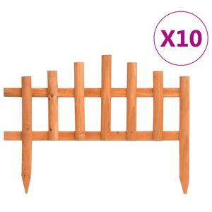 vidaXL Rabattkanter 10 st grantr&auml; 4,4 m