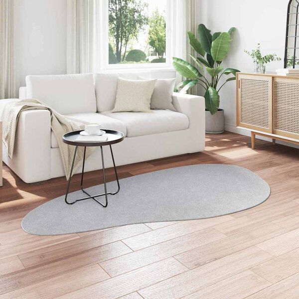 vidaXL Matta HUARTE Gr&aring; 100 x 200 cm Polyester