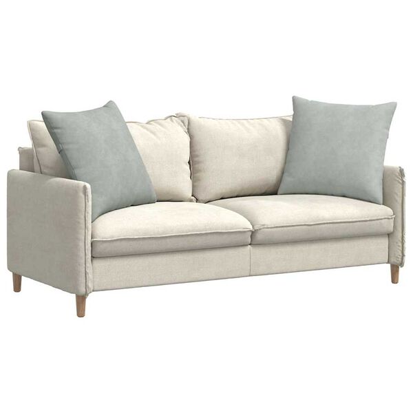 vidaXL Sofakuddar 2 pcs Ljusgrå 80 x 80 cm Kordread tyg