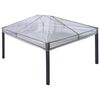 vidaXL Gazebo &ouml;verdrag ers&auml;ttning Transparent 400 x 300 x 32 cm PVC