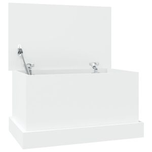 vidaXL F&ouml;rvaringsl&aring;da vit 50x30x28 cm konstruerat tr&auml;