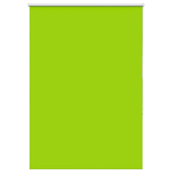 vidaXL Rullgardin m&ouml;rkl&auml;ggning blad gr&ouml;n 110x150 cm tyg bredd 105,7 cm
