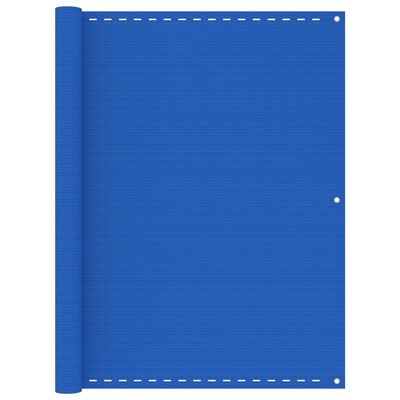 vidaXL Balkongskärm blå 120x500 cm HDPE