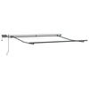 vidaXL Markisram Antracit 3 x 2,5 m Aluminium