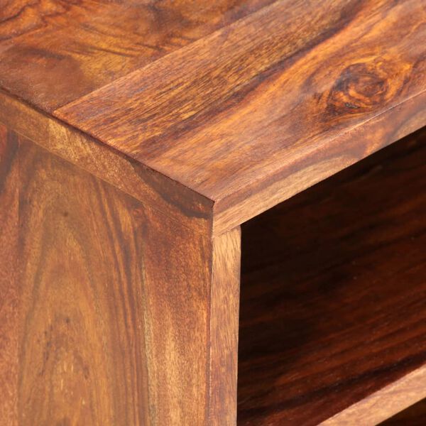 vidaXL Tv-bänk 140x30x35 cm massivt trä