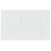 vidaXL Spetsgardin med gardiner Blommor Vit 280 x 750 cm Polyester