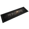 vidaXL K&ouml;ksmatta maskintv&auml;ttbar text Coffee 45x150 cm sammet